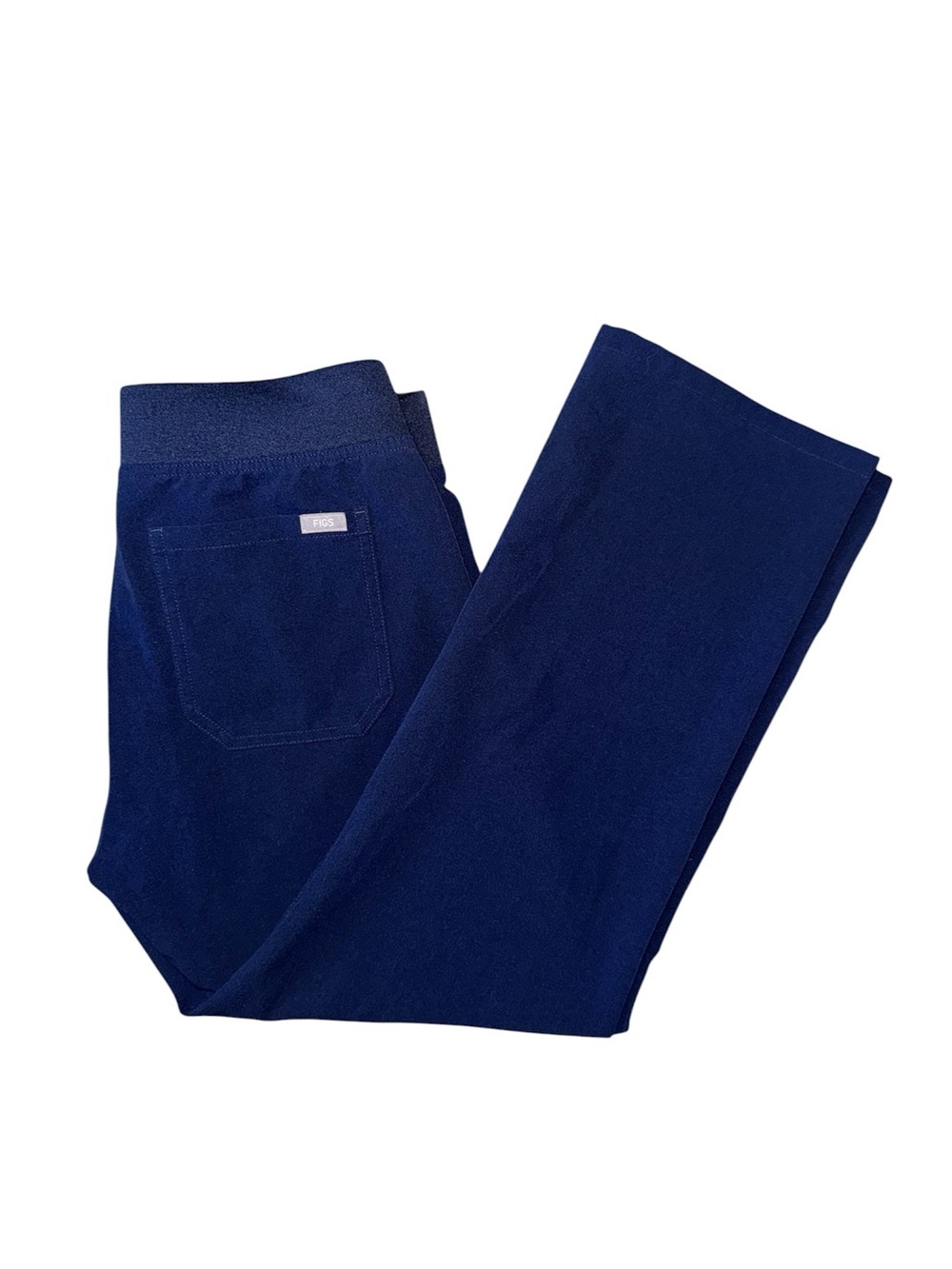 Figs Livingston style Navy Blue Drawstring Scrub Pants SMALL/Petite - Picture 2 of 8